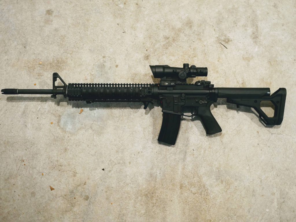 M16A5 configuration using BCM 20" government upper