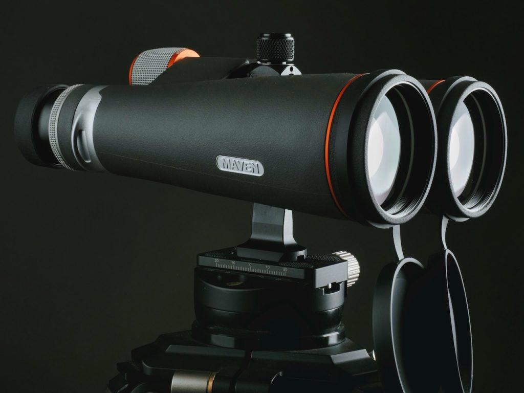 Maven B.5 18x56 on tripod