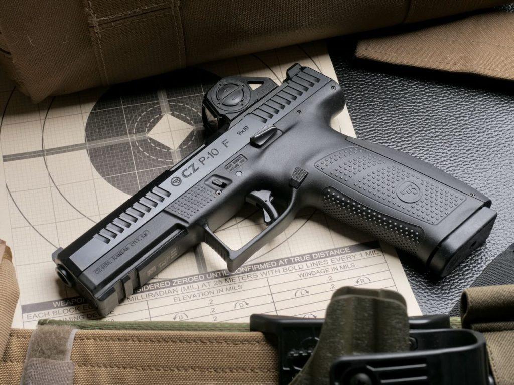 Shield AMS mounted on CZ P10F
